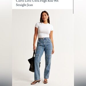 AF Cargo Jeans - worn ONCE!